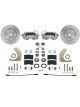Leed Front Disc Brake Conversion Kit Cross Drilled 287mm Dia.
