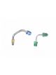 Leed Brake Line Set Corvette Master Cylinder Line Set Side Mount Valve