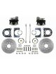 Leed Rear Disc Brake Conversion Kit Cross Drilled 283mm