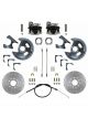 Leed Rear Disc Brake Conversion Kit Cross Drilled 283mm