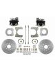 Leed Rear Disc Brake Conversion Kit Cross Drilled 283mm
