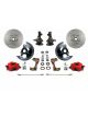 Leed Front Disc Brake Conversion Kit Cross Drilled 279mm Dia.