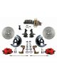 Leed Front Disc Brake Conversion Kit Cross Drilled 279mm Dia.