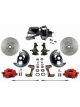 Leed Front Disc Brake Conversion Kit Cross Drilled 279mm Dia.
