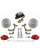 Leed Front Disc Brake Conversion Kit Cross Drilled 279mm Dia.