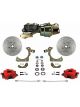 Leed Front Disc Brake Conversion Kit Cross-Drilled 279mm Dia.