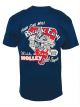 Holley Flathead Retro T-Shirts Men's Large White