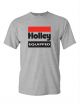 Holley Equipped Logo T-Shirts Men's 2X-Large Gray