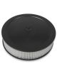 Holley 16 X 4 Black Drop-Base Air Cleaner With 5-1/8 Neck