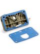 Holley Metering Block Cast Aluminum Gold ,4150 Series Carburettor