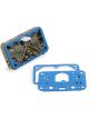 Holley Carburettor Metering Block Cast Aluminum Silver R8896-1