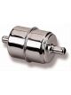Holley Fuel Filter Inline Chrome Steel 5/16