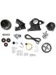 Holley Pulley Kit LS Swap Serpentine Alternator Power Steering Black