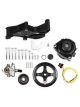 Holley LS Engine Swap Accessory Drive w/o A/C Black Chevy V8