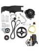 Holley LS Engine Swap Accessory Drive w/o A/C Black Chevy V8