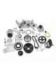 Holley Dress Up Accessory Brackets COMP MID-MT PREM ACC LS-POLISHED