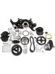 Holley Accessory Drive Mid-Mount Black Serpentine GM 2 Sanden SD-7