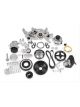 Holley Dress Up Accessory Brackets COMP MID-MT PREM ACC LT-POLISHED