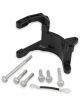 Holley Dress Up Accessory Brackets, LT4 DRY SUMP A/C BRKT BLACK FINISH