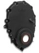 Holley Timing Cover 1pc Black Chevrolet SB without Crank Sensor
