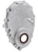 Holley Timing Cover 1pc Natural Chevrolet SB with Crank Sensor