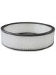 Holley Air Filter Element, Round, Paper, White, 16