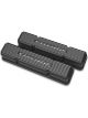 Holley Valve Covers Tall Cast Satin Black Finned Chevy SB Pair