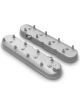 Holley Valve Covers Tall Cast Raw Plain Chevy 4.8 5.3 5.7 6.0 6.2 7.0L
