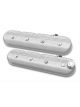 Holley Valve Covers Tall Centerbolt Cast Dominator Logo Chevy SB LS