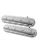 Holley Valve Covers Tall Centerbolt Cast Dominator Logo Chevy SB LS