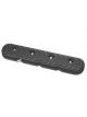 Holley Valve Cover Centerbolt Stock Cast Black Satin Baffled LS Pair