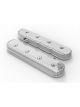 Holley Valve Covers Vintage Series Cast Polished Finned Chevy LS Pair