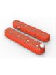 Holley Valve Covers Vintage Series Cast Orange Finned Chevy LS Pair