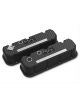 Holley Valve Cover, Tall M/T BBC Valve Covers- Satin Black