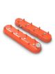 Holley Valve Cover Centerbolt Tall Cast Orange Powdercoated Baffled LS