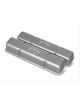 Holley Valve Covers Vintage Series Cast Raw Finned Logo Chevy SB Pair