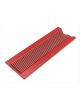 Holley Engine Valley Cover, LS, Cast Aluminum, Red, Finned, Chevy