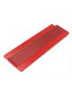 Holley Engine Valley Cover, LS, Cast Aluminum, Red, Finned, Chevy