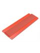 Holley Engine Valley Cover, LS, Cast Aluminum, Orange, Finned, Chevy