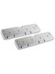 Holley Valve Cover Plate Valve Cover Adapter Plates SBC to LS Polished