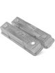 Holley Valve Covers M/T Tall Cast Raw Finish Finned Chevy SB Pair