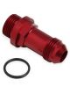 Holley Carburettor Inlet Fitting Red -6 AN Male -6 AN O-ring Male