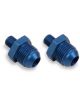 Holley Fittings Straight 10mm x 1.0 To -8 AN Male Aluminum Blue Pair