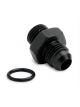 Holley Fuel Fitting -6 AN Male to -6 AN Straight Cut Male O-Ring Black
