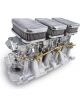Holley INTAKE AND SHINY CARBS KIT