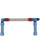 Holley Fuel Braided Flex S/S Red/Blue -8 AN Male -8 AN UltraHP