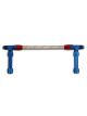 Holley Fuel Braided Flex Steel Red/Blue -8 AN Male -8 AN Ultra HP