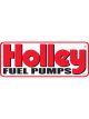 Holley Decal, Vinyl, Self-Stick,Fuel Pump Logo, Red, White, Black