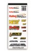 Holley Decal Vinyl Adhesive Back Yellow Black Red,Sport Compact Logo