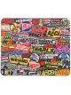 Holley Mouse Pad,Brands, Sticker Bomb Style